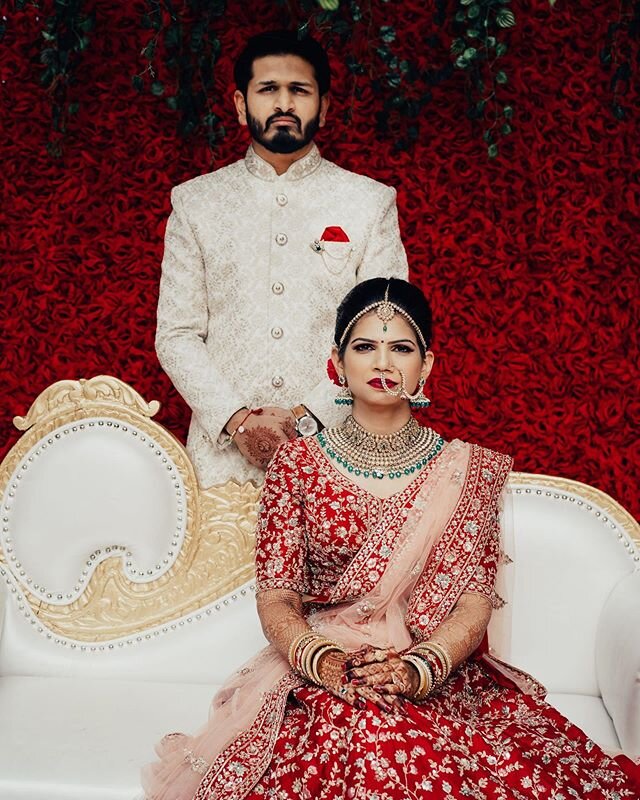 A simple portrait of Pallavi &amp; Anup 
#weddingsutra #wedmegood #zowed #wedpost #dirtybootsandmessyhair #yourockphotographers #indiaearl #indianwedding #destinationwedding #shashankissarphotography