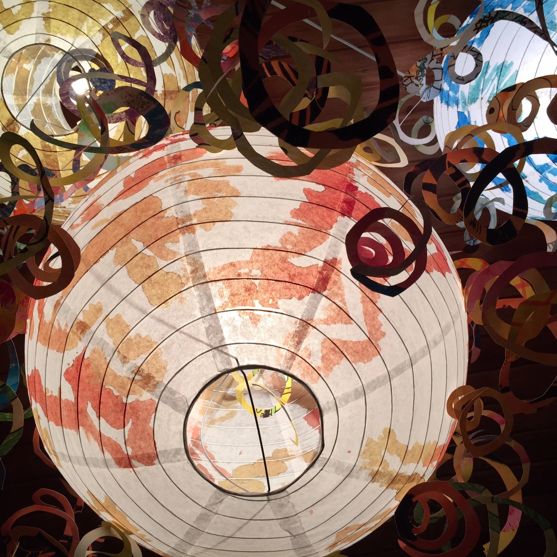 Stencil Resists and Swirls