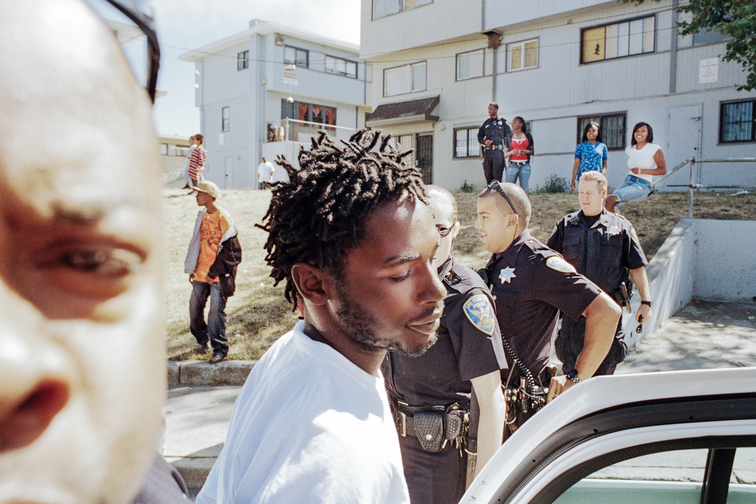 Jermaine is arrested in Hunters View, 2008.
