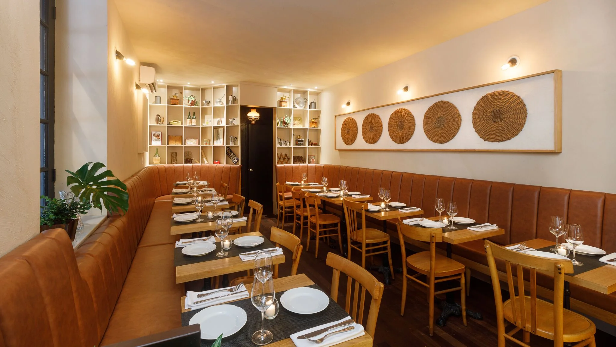 Indoor view of Tarallucci e Vino - East Village dining room.