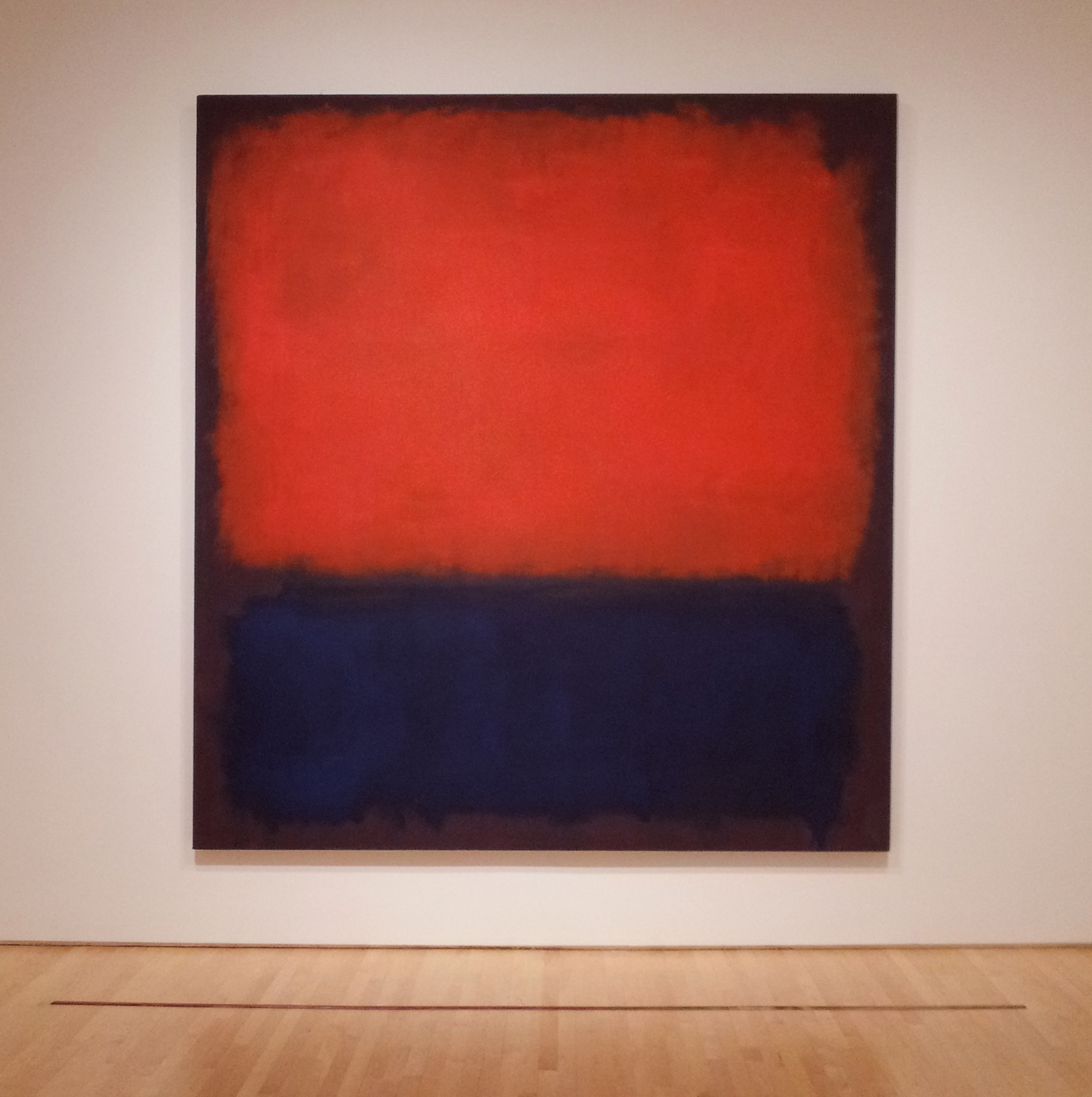 Rothko's fields of color and light provide a portraiture for a dish