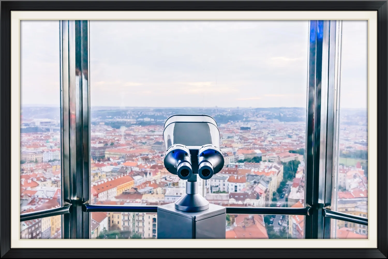 View from The Žižkov Television Tower