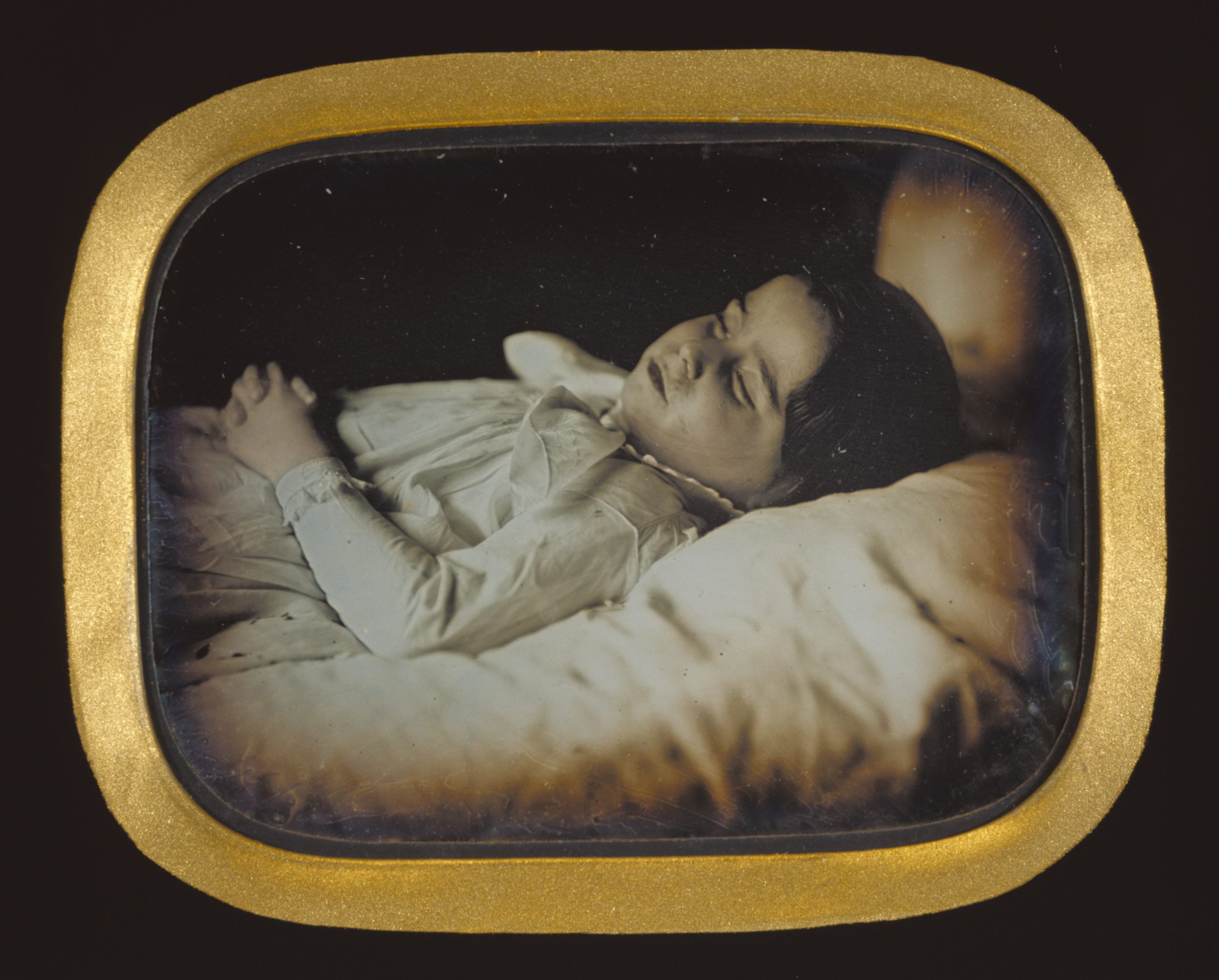 Рис. 10 Carl Durheim "Посмертный портрет ребенка", приблизительно 1852 г.