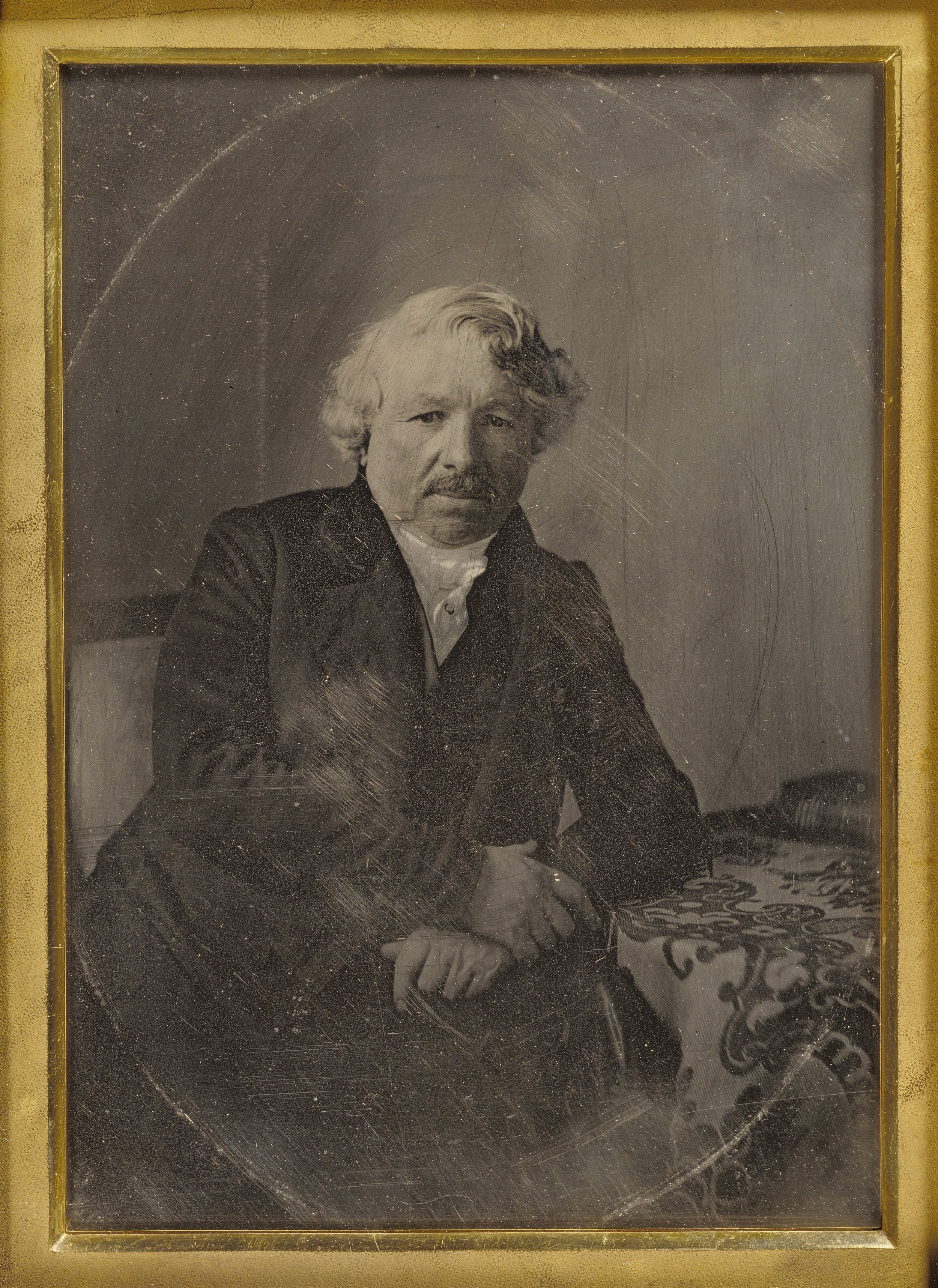 Рис.13 . Charles Richard Meade "Портрет Луи́ Жак Манде́ Даге́ра", 1848 г.