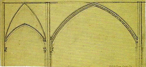 Рис.8 Форд Мэдокс Браун (1821-93) Набросок рамы для "Суламифь и Мария"