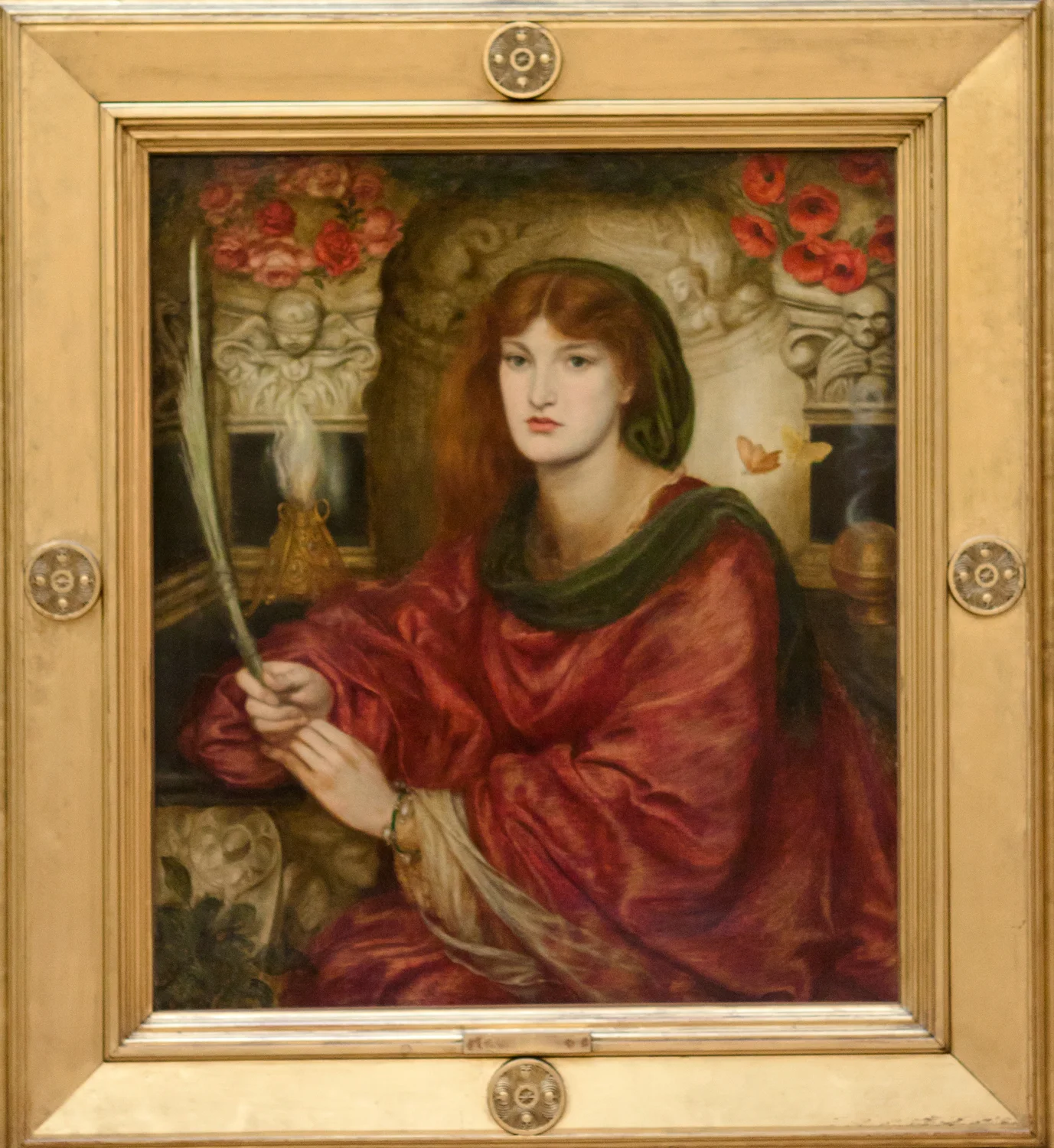 Рис.29 Д.Г. Россетти (1828-82), " Сивилла Палмифера " , 1866-70