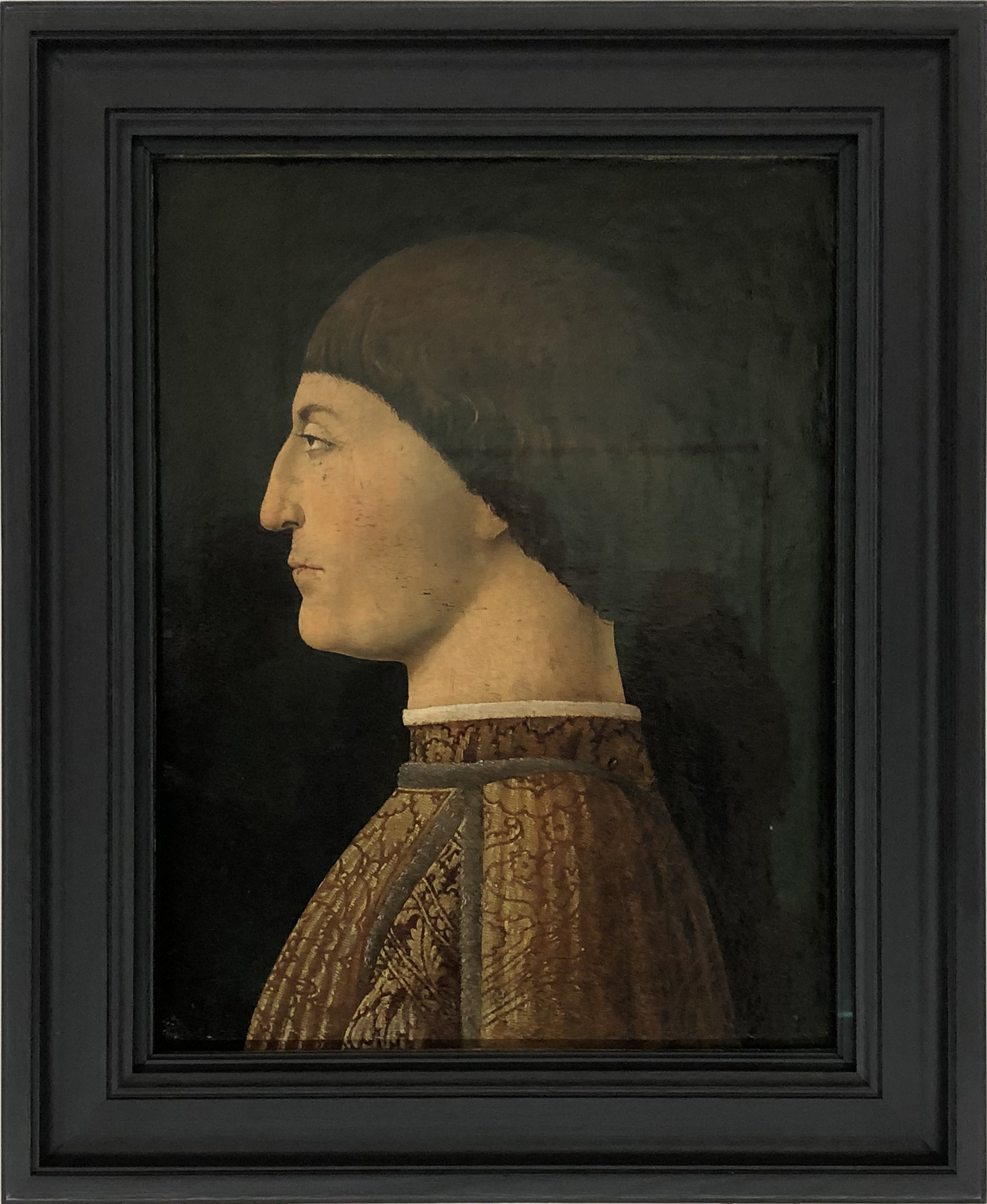 Рис.9 Пьеро делла Франческа “Портрет Сиджизмондо Пандольфо Малатеста”, 1450-1451-е гг.; дерево, масло; Лувр, Париж.