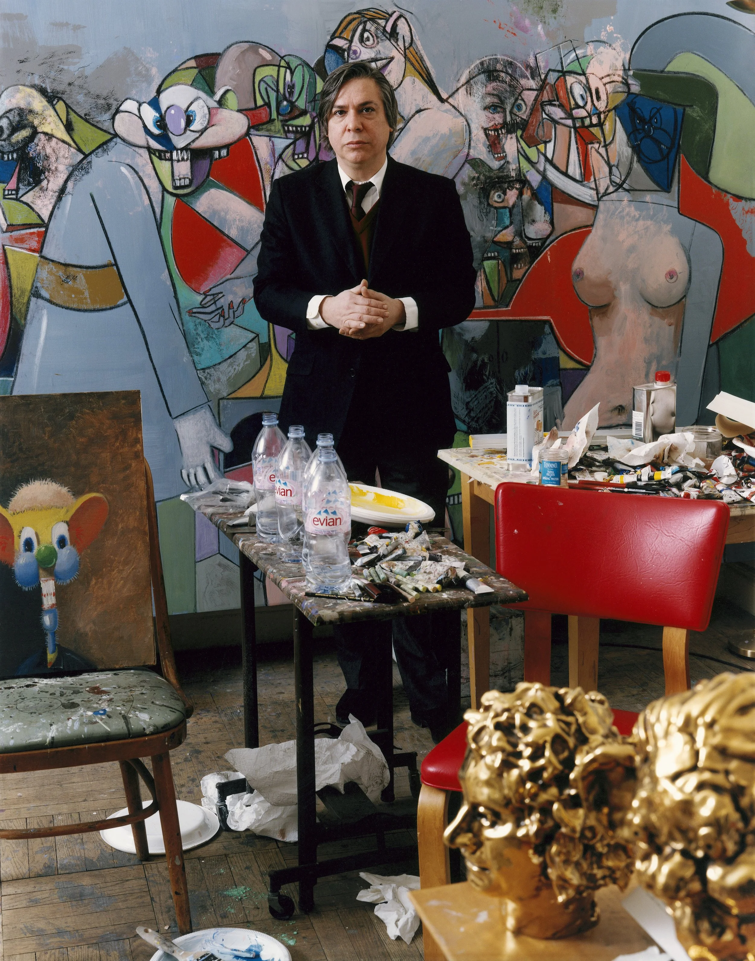 Tina Barney, "George Condo", 2011, chromogenic color print, 60 x 48 inches, 152.4 x 121.9 cm, Edition of 5. © Tina Barney, Courtesy of Paul Kasmin Gallery.