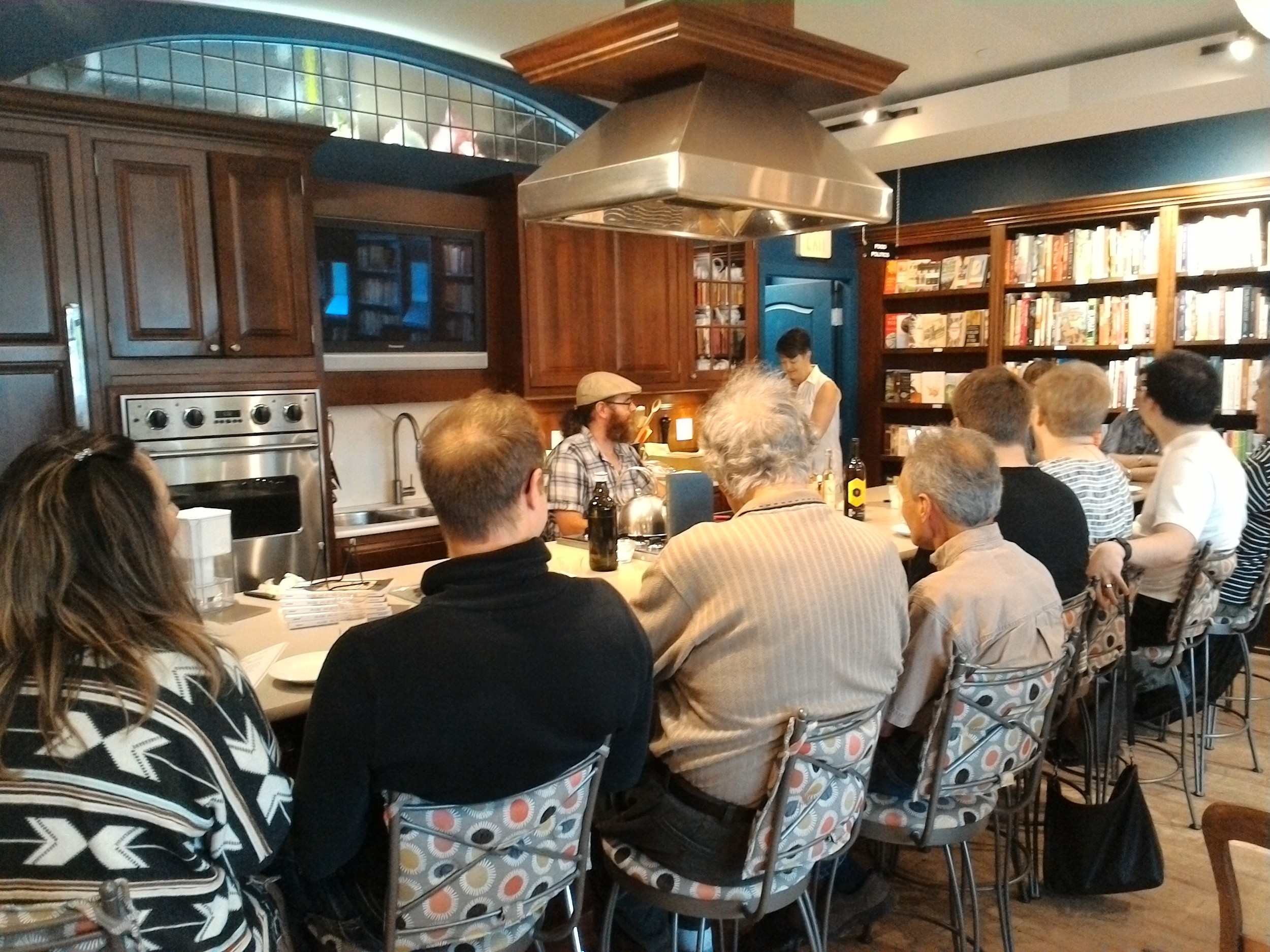 A book store with a kitchen in it. How awesome is that? 