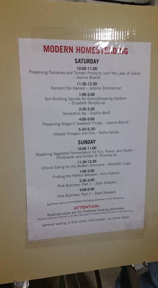 Check out all the other great workshops. And this is just for one stage!