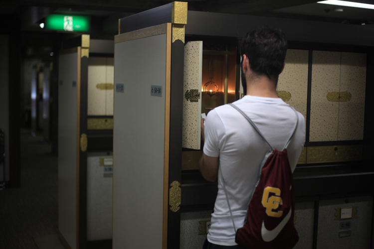 There were hundreds of these little cabinets throughout the building. 