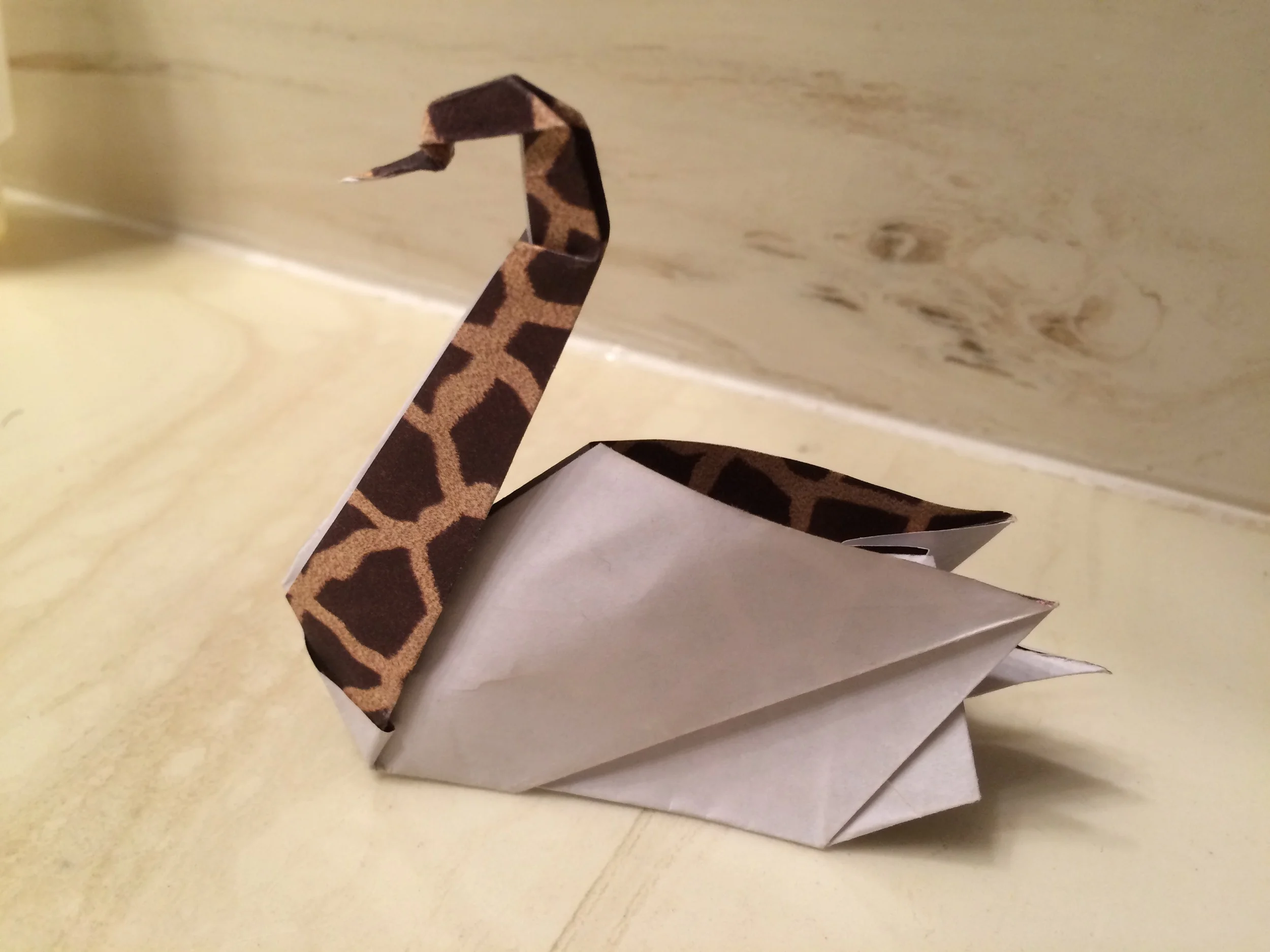 Origami Giraffe-Swan