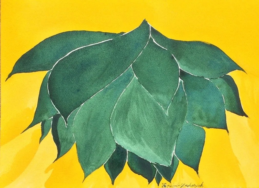 Sunshine (watercolor on paper)