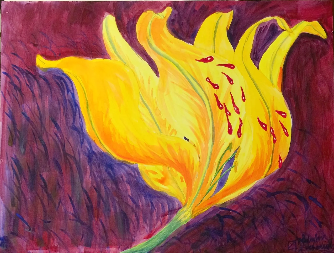 Chiburi - Watercolor on paper