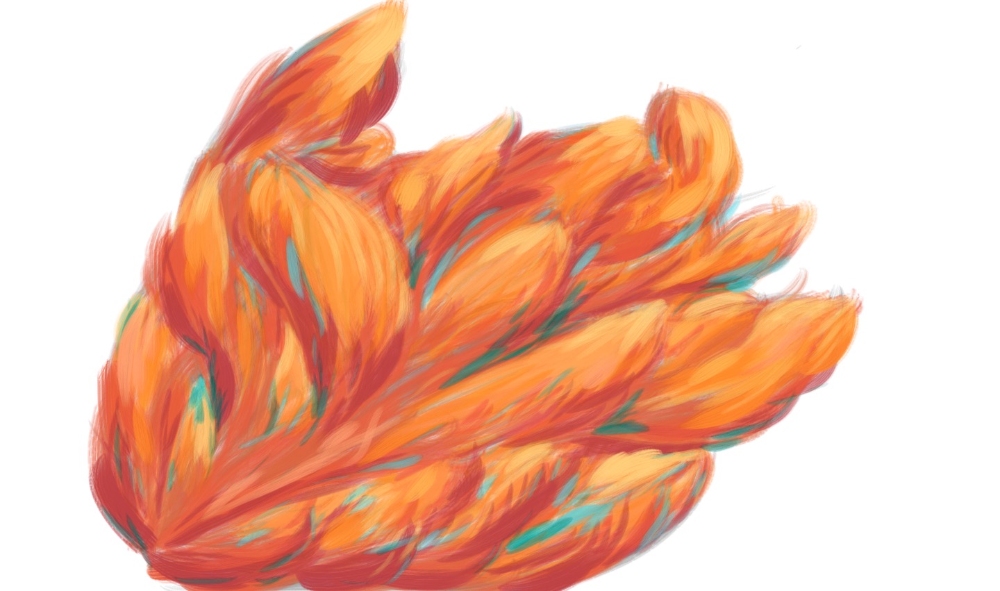 Flaming Bush - Autodesk Sketchbook