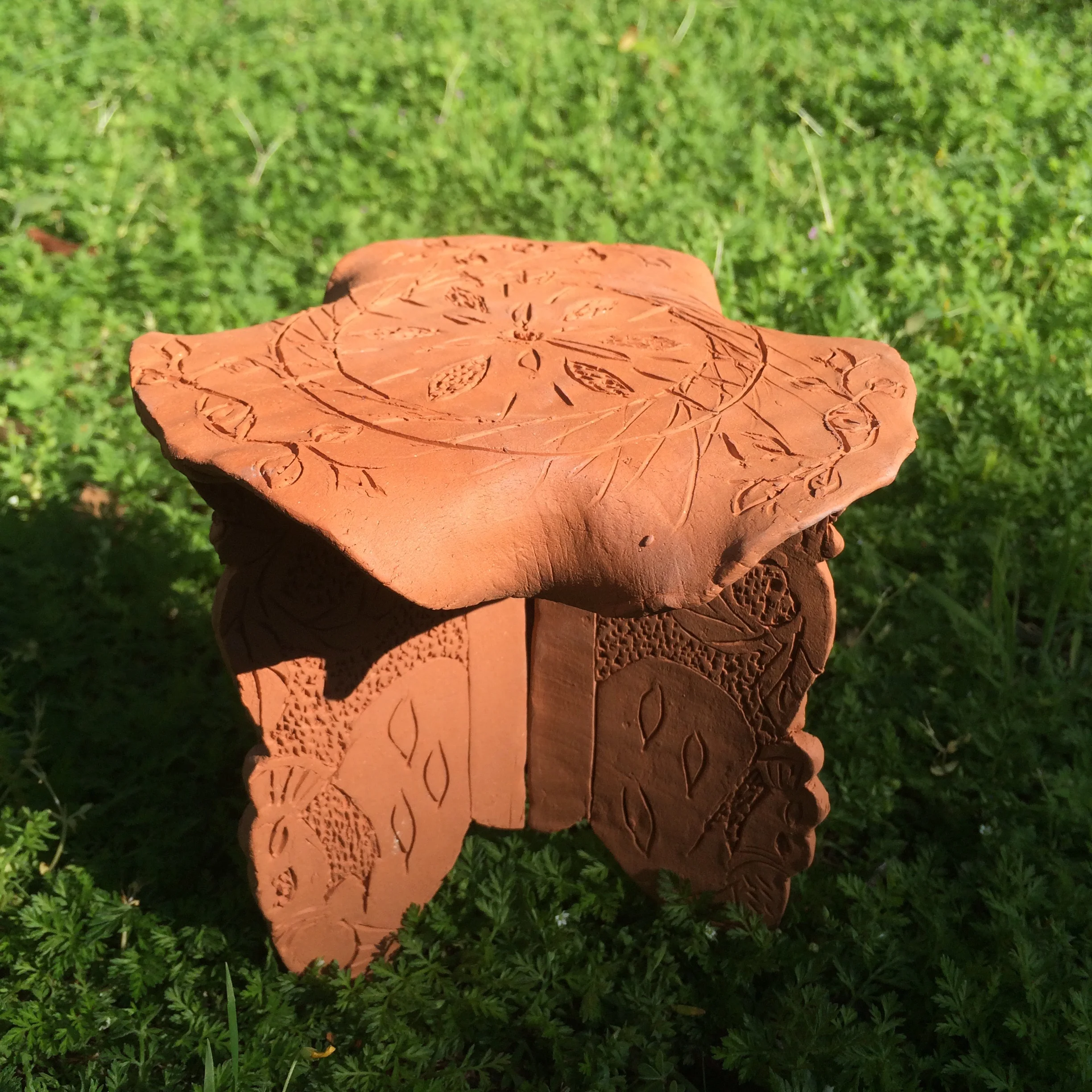 Terra cotta mini table