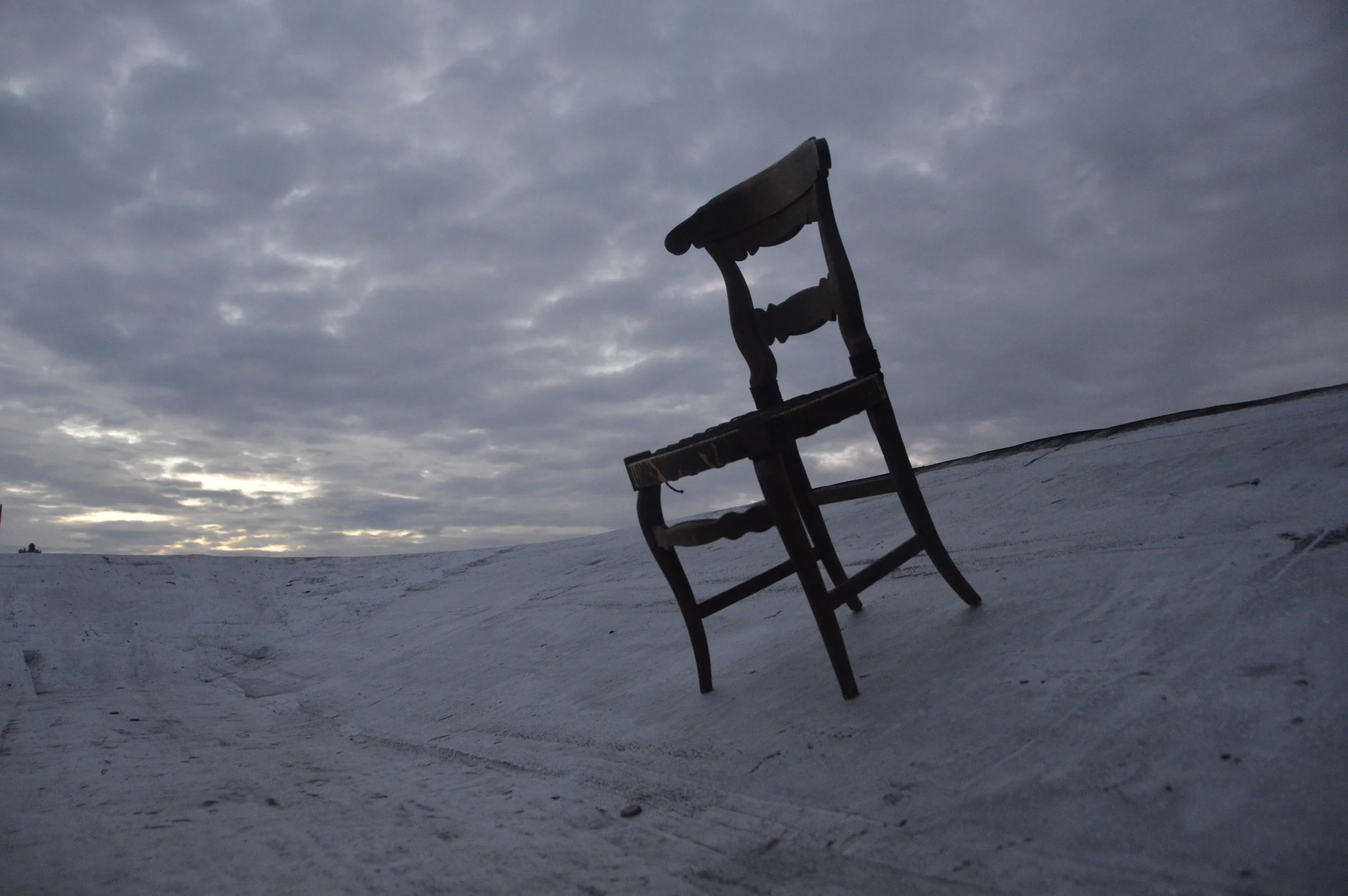 chair with woven seat