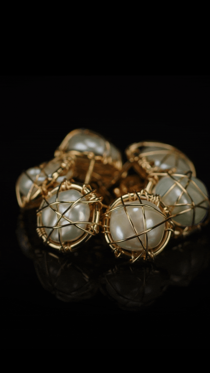 Perfectly Imperfect Pearl Stud Earrings