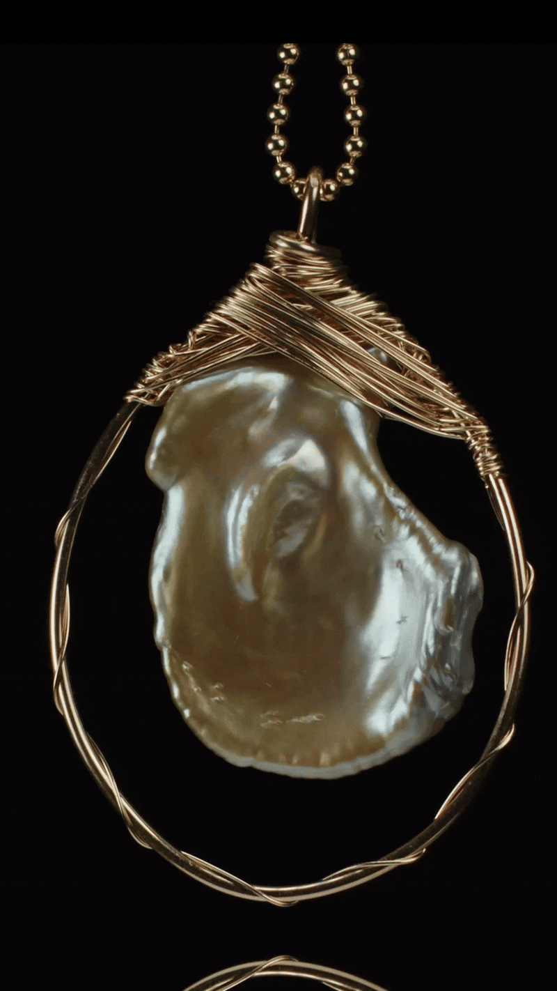 Neutral Pearl Treasure Pendant