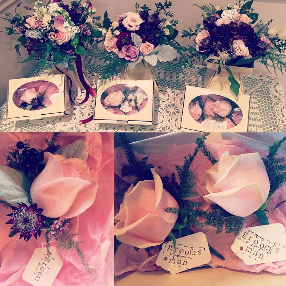 Bridal Party Winter Wedding