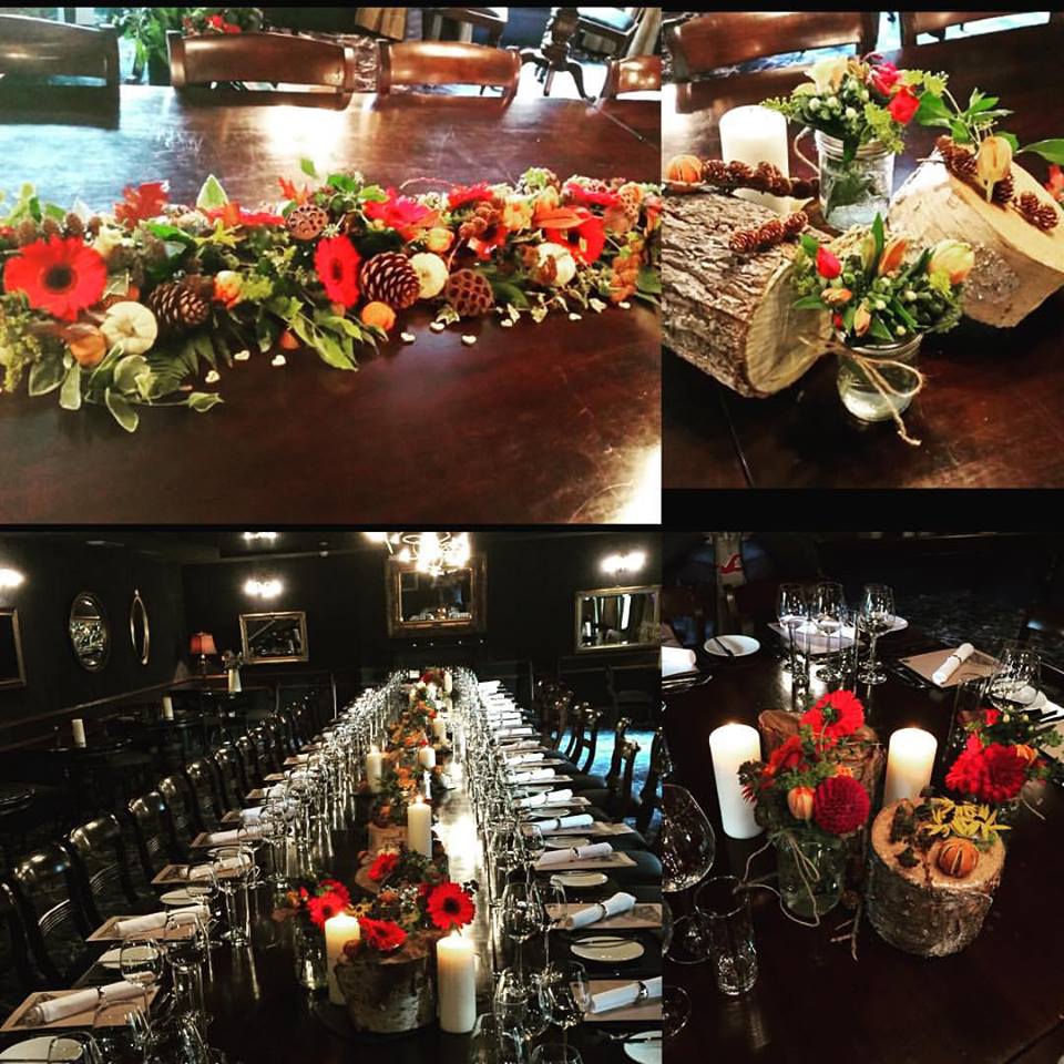 Autumnal Centre Piece @ BrookLodge