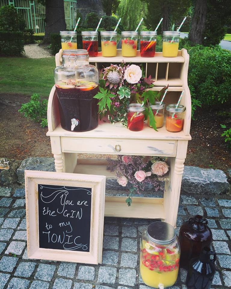 Vintage Drinks display reception