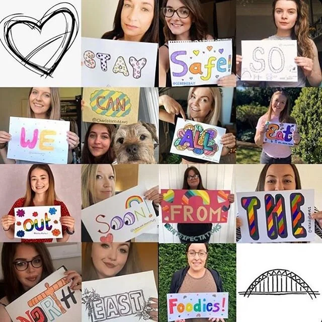 Just a little message from some of my fav foodie accounts 🙏🏻🌈✨ Being locked down is doing wonders for my waistline and my bank balance 😂 Hope everyone is staying safe right now and also sending a huge thanks to all the key and frontline workers f