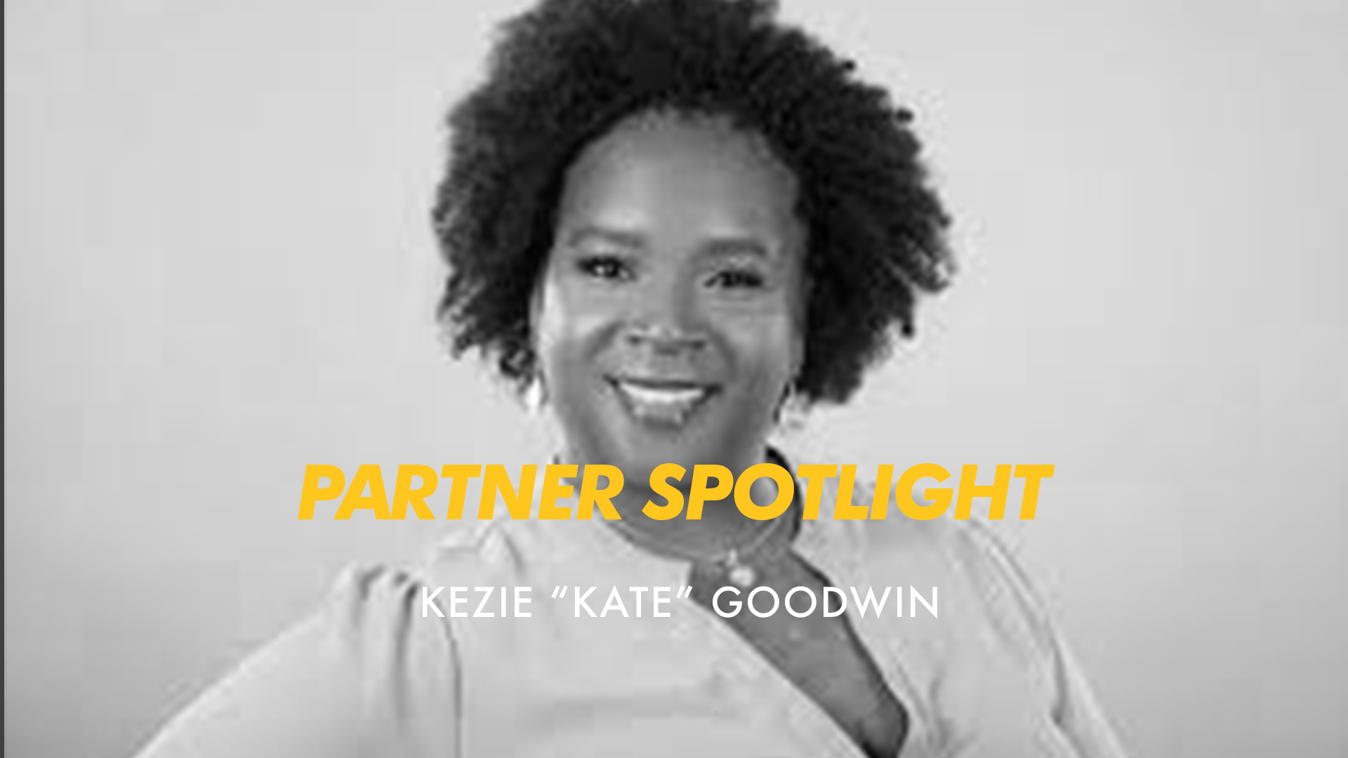 Partner Spotlight: Kate Goodwin