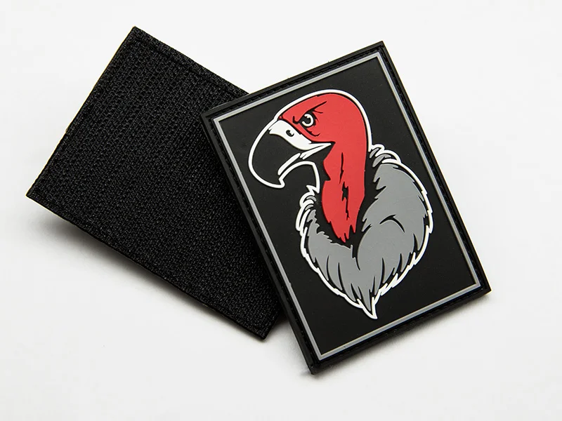 Vulture Head PVC Patch