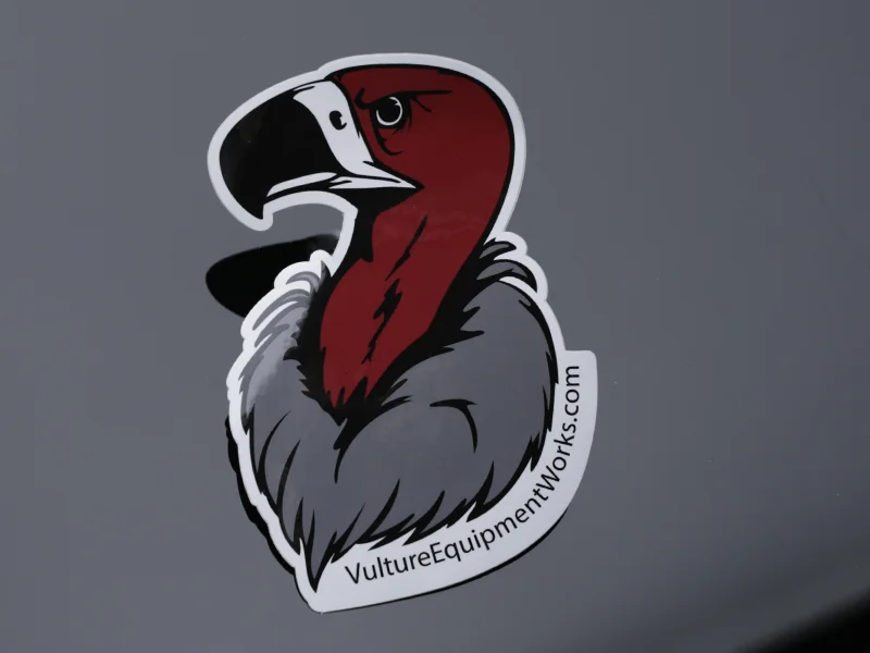 Vulture Head Sticker (4 Pack)