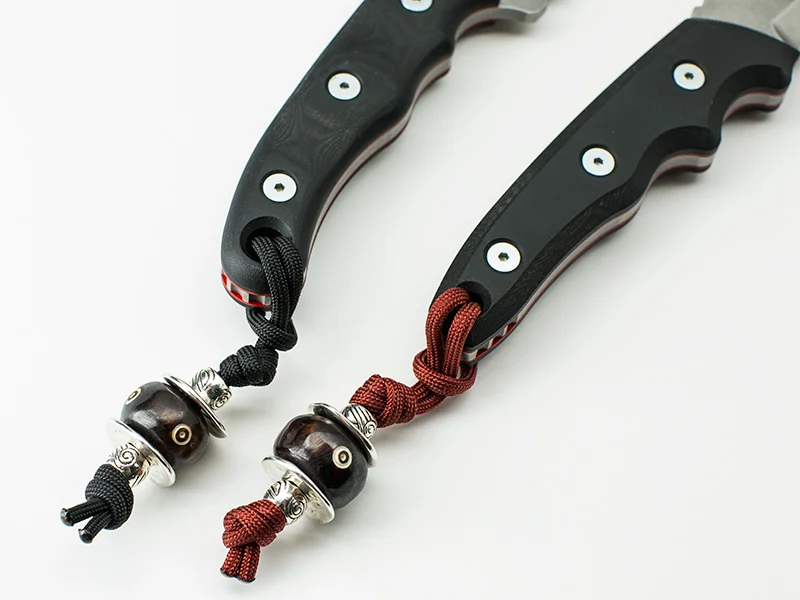 Brown Bone Bead Lanyard