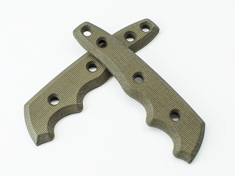 Talon OD Canvas Micarta Handles