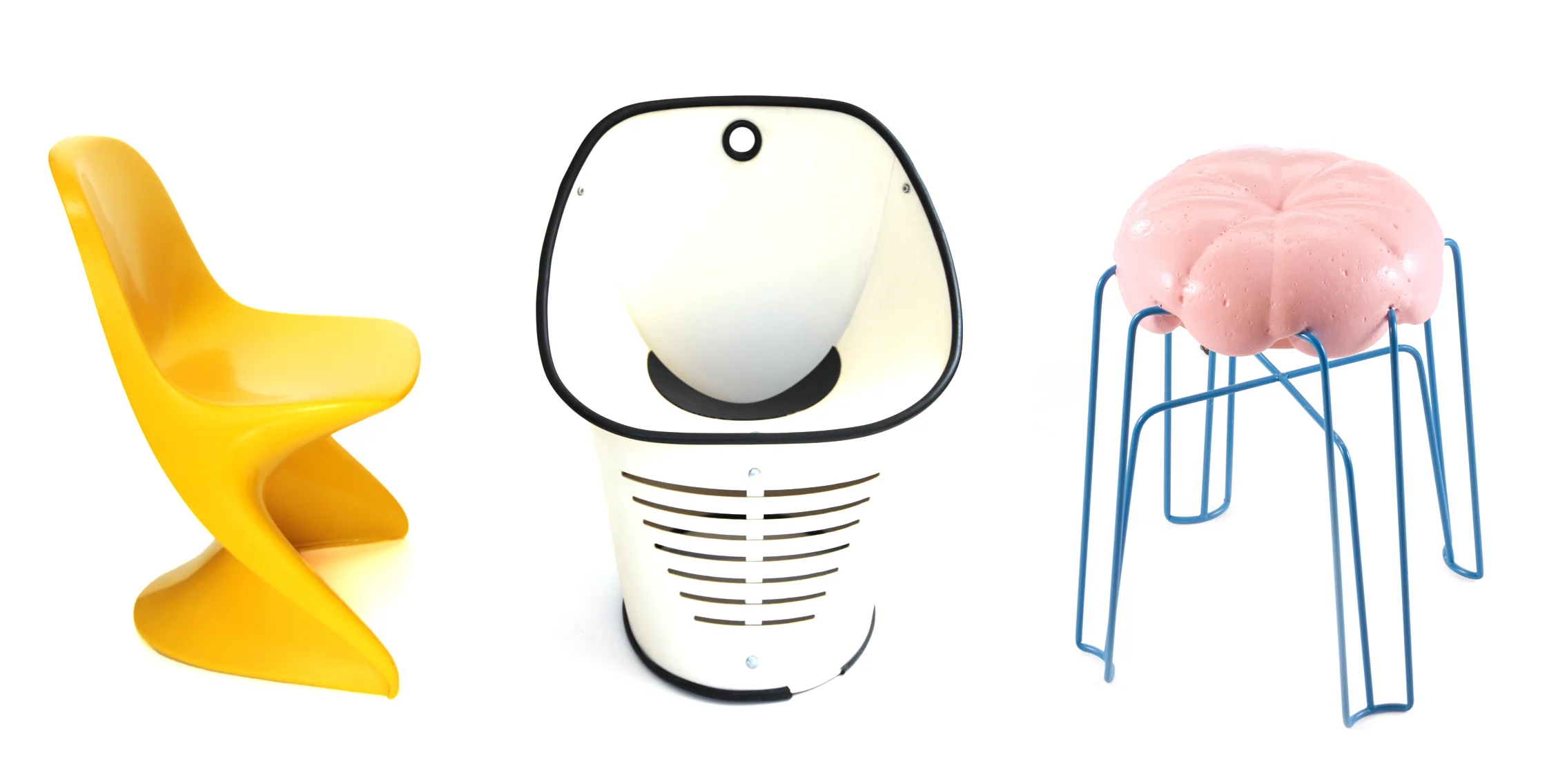 Chairs by Alexander Begge, Henner Kuckuck, and Paul Ketz. Photos courtesy of kinder MODERN.&nbsp;