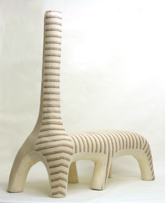 Giraffe (2012) by Tanya Aguiñiga. Photo via tanyaaguiniga.com.