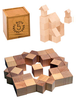 Cubes and Triangular Prisms.&nbsp;Image via froebelgifts.com