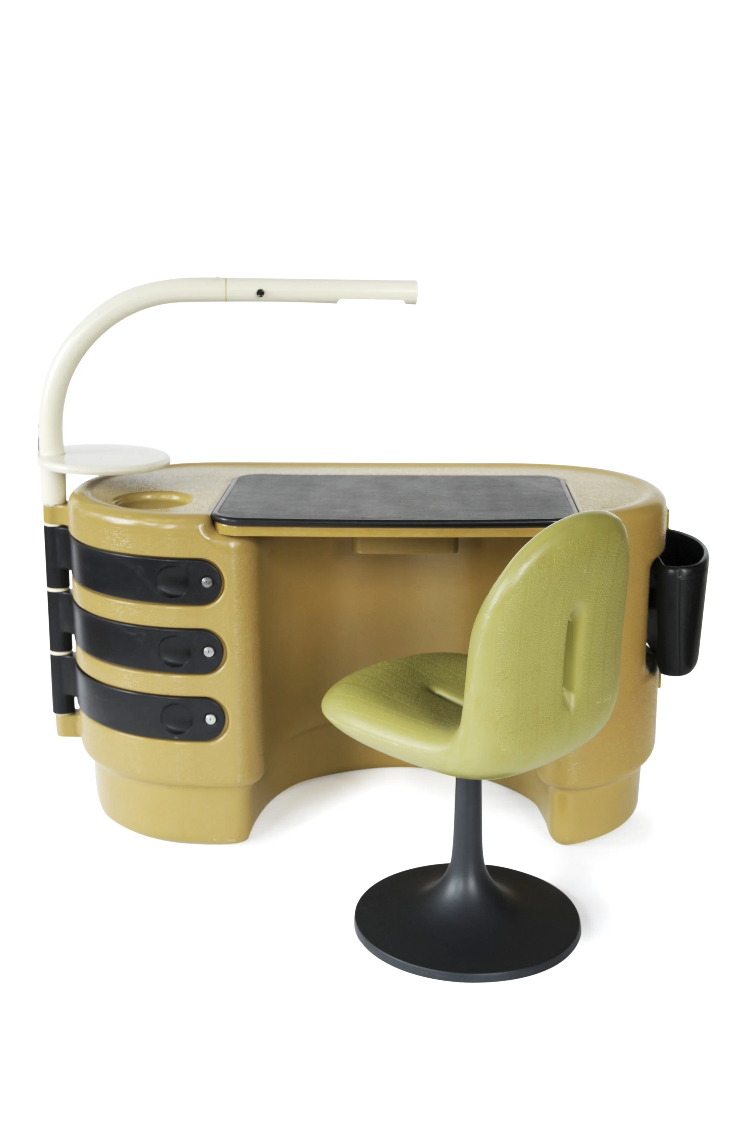 Hadi Jr Desk and Chair by Ernst Igl, ca 1971. Photo by Lora Appleton.