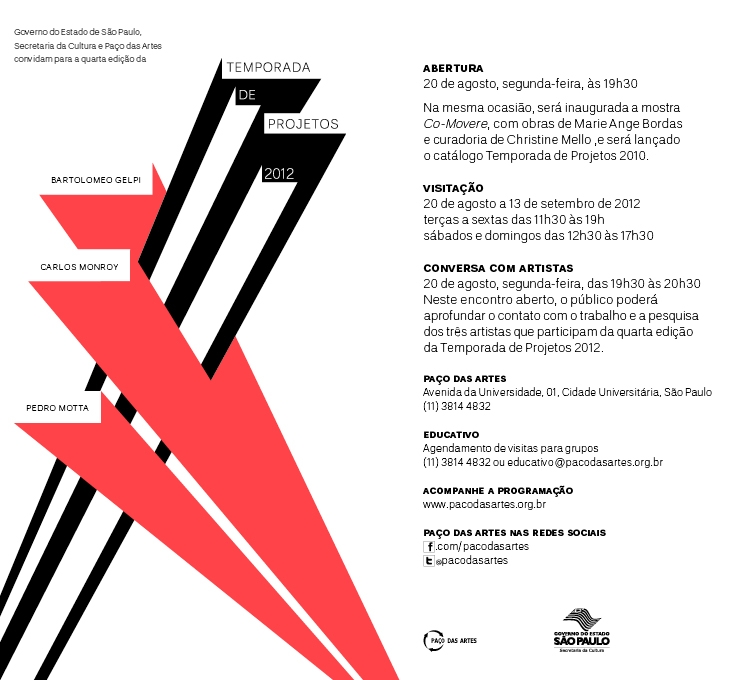 INVTATION TO THE VERNISSAGE AND THE EXHIBIT