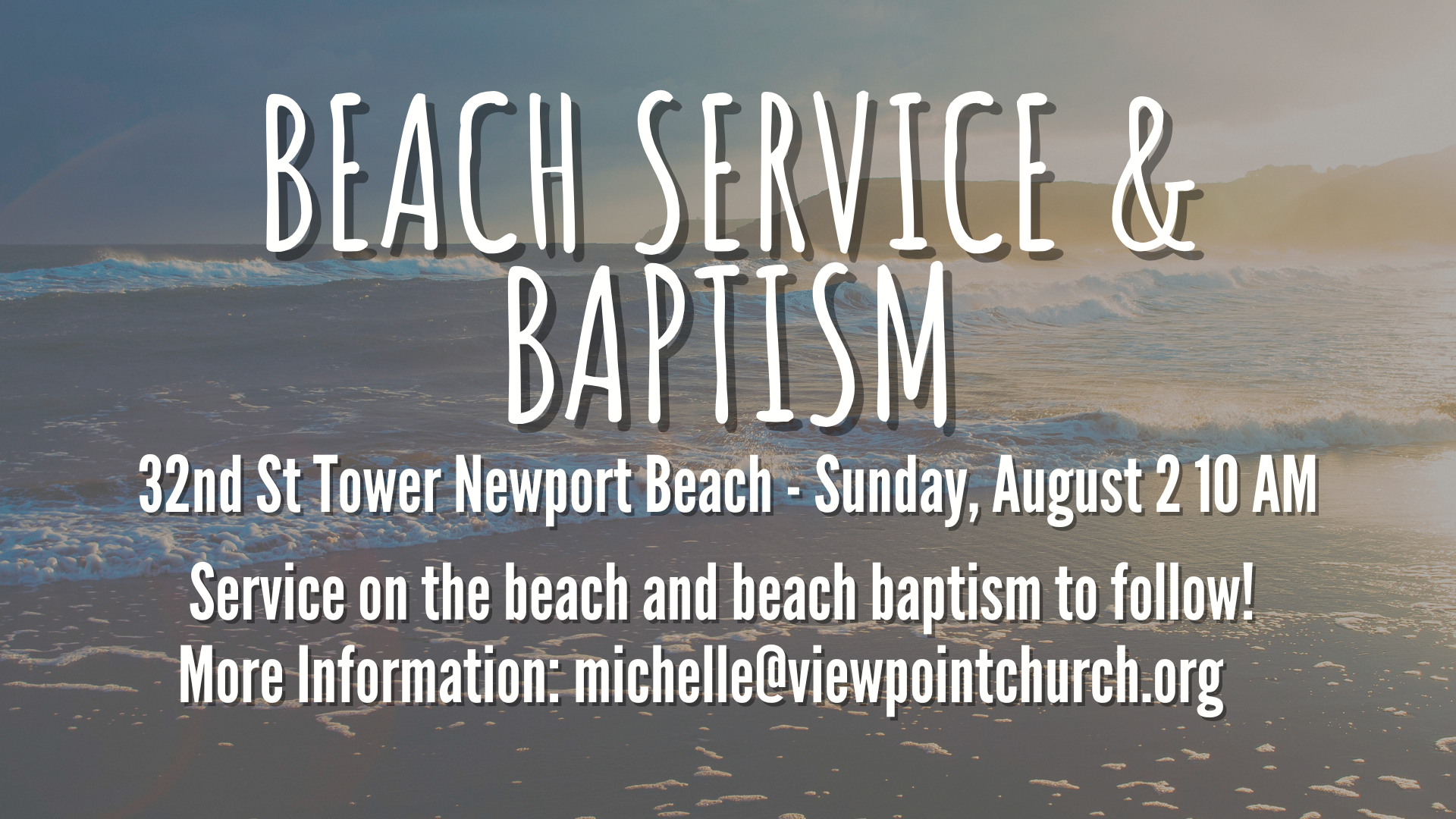 Beach Service &amp; Baptism