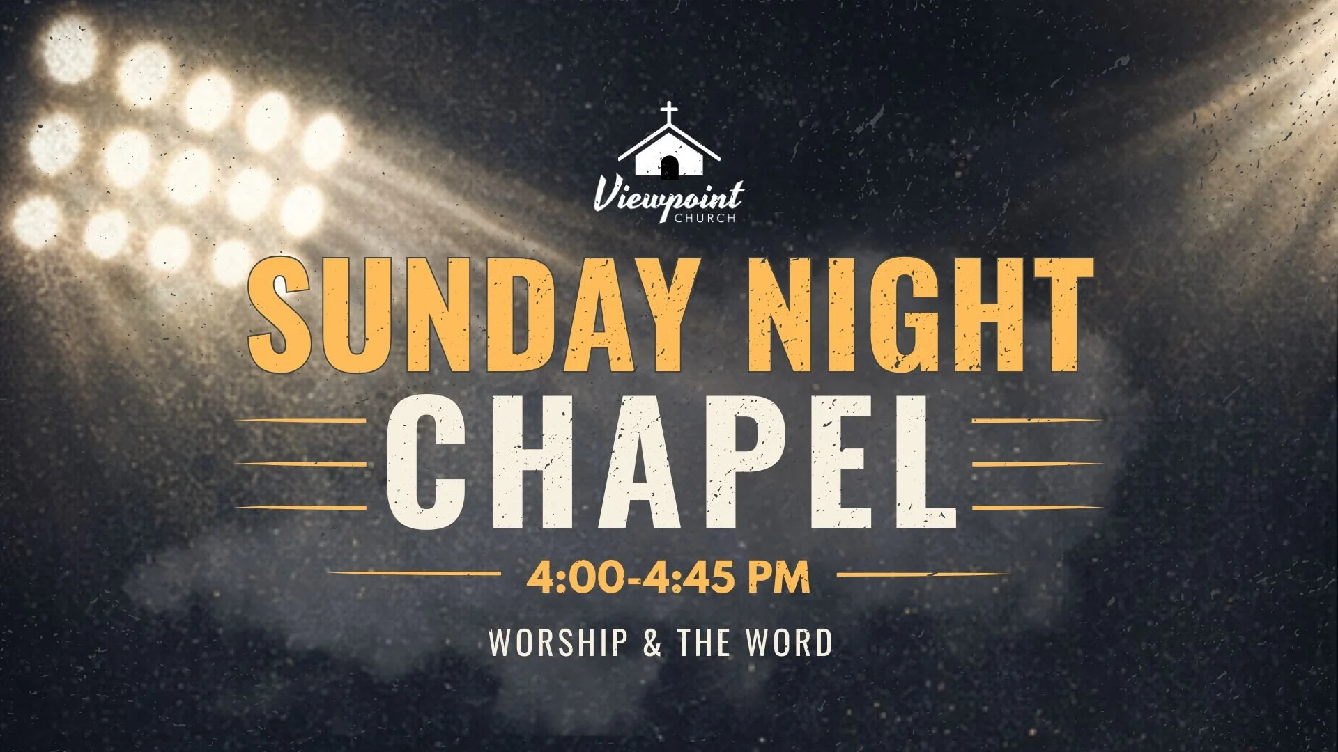 Sunday Night Chapel