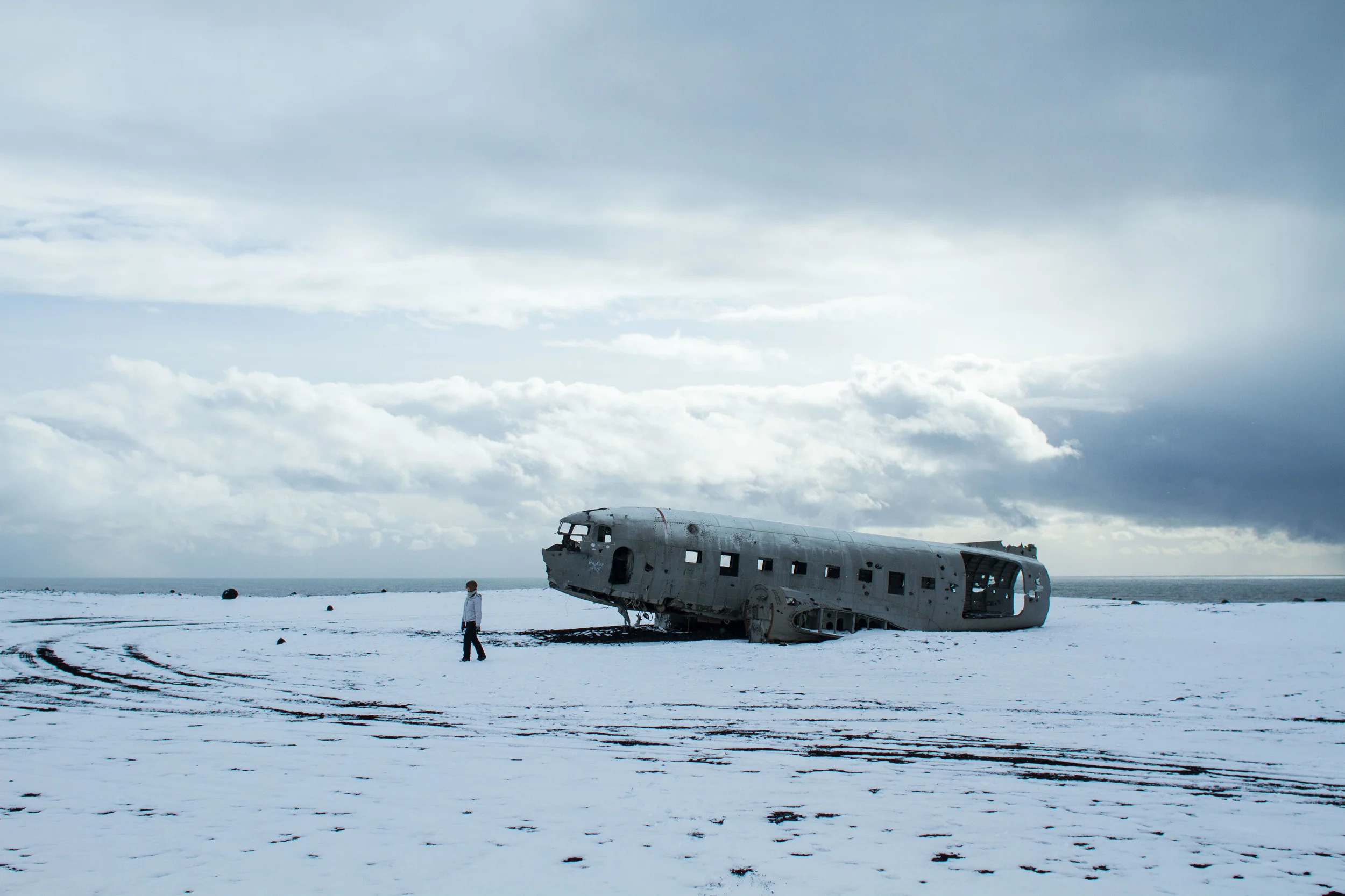 The United States Navy DC plane crash site