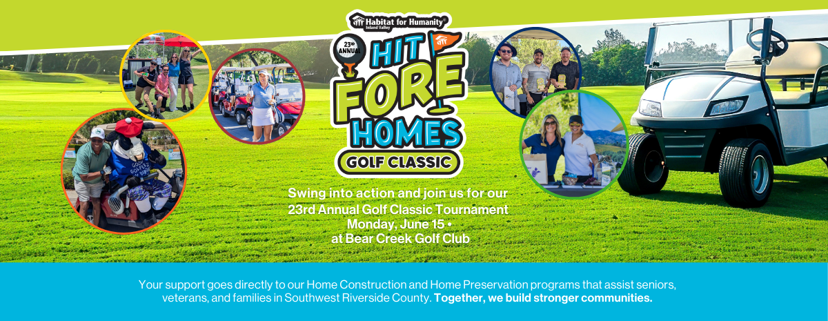 Hit Fore Homes- Golf Tournament
