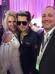 Monique and Tim Breaux are pictured with Milo, a Trump activist. (Photo: Tim Breaux)