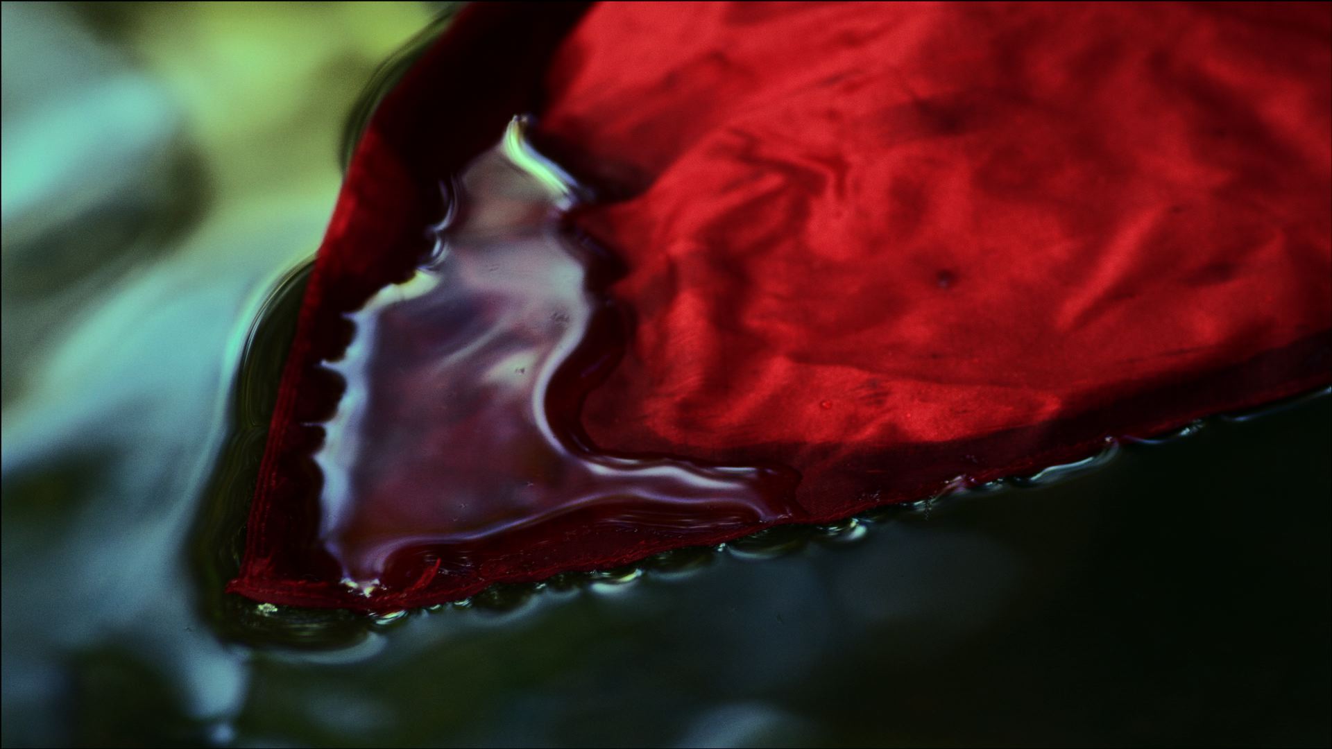 Persephone Video still, triptych projection
