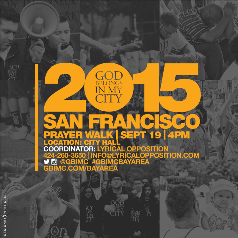 GBIMC and Lyrical Opposition announce partnership to bring God Belongs In My City: Bay Area