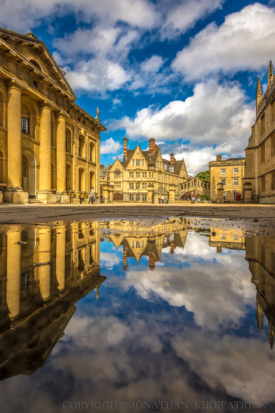 Clouds past the Clarendon Building