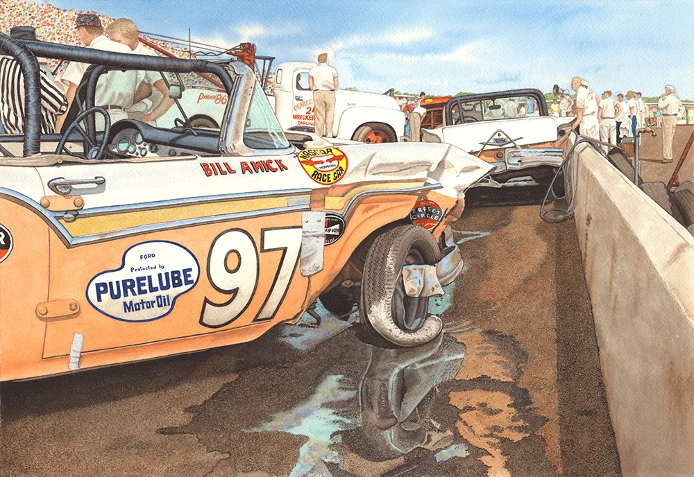 "TOUGH DAY AT DARLINGTON" - Ford