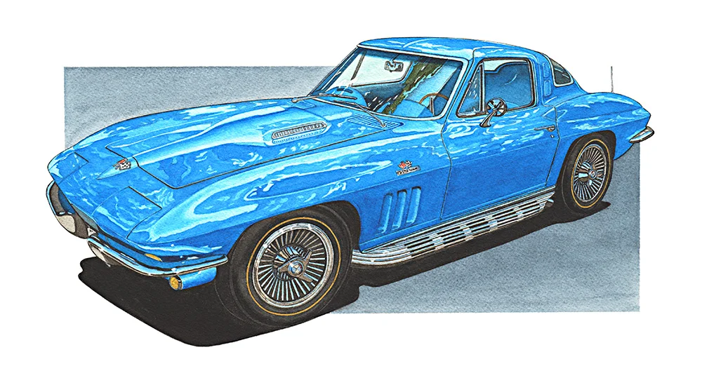 CAR PORTRAITS (Other sizes available)