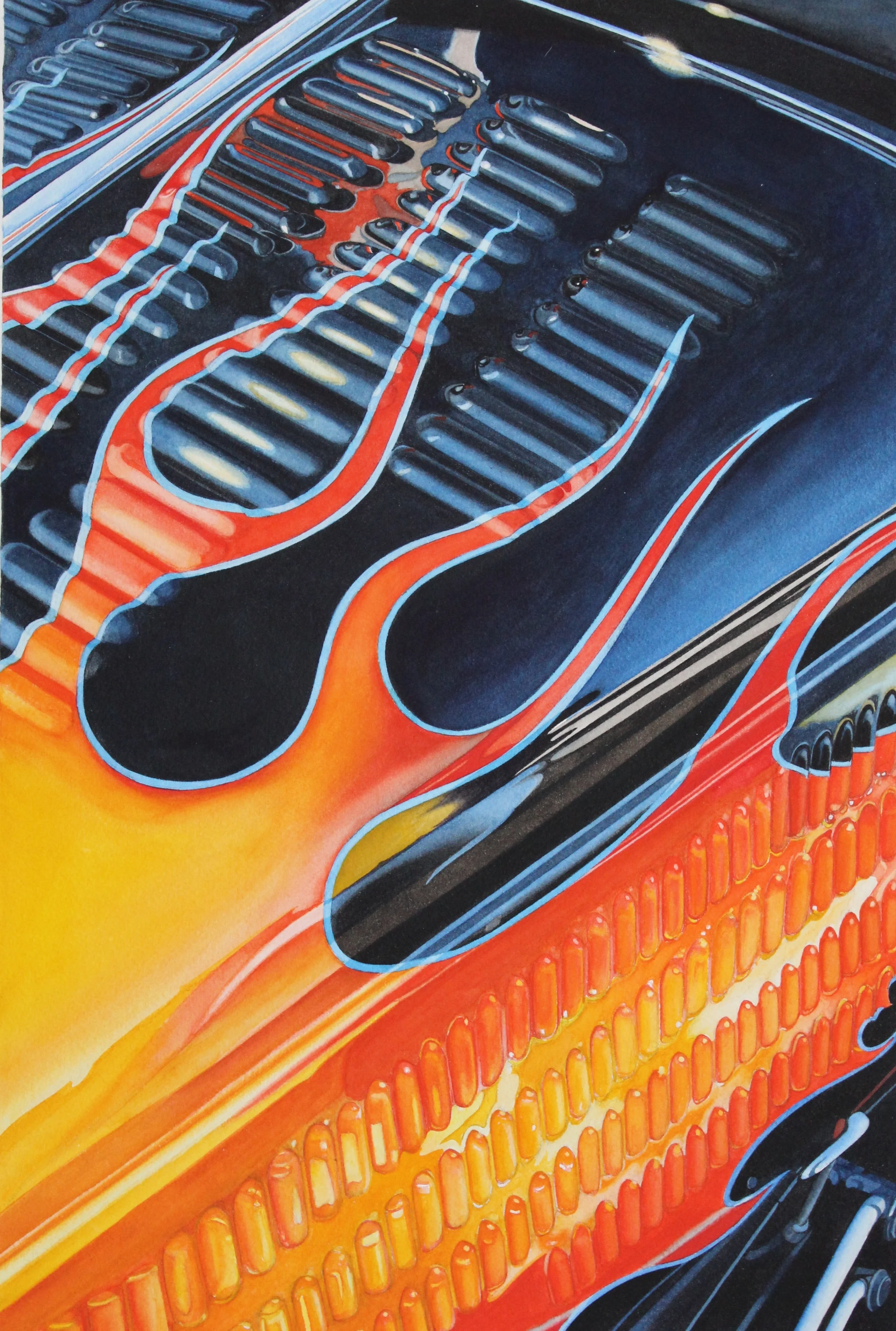 "LOUVERS AND FLAMES"