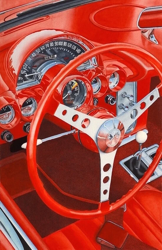 Automotive Fine Art, Dan McCrary, Corvette, Prints