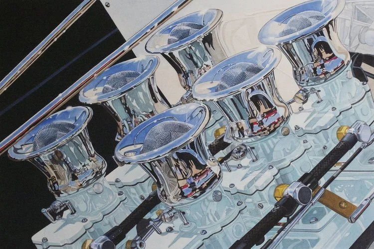 American Cars, Prints, Automotive Art, Dan McCrary, North Carolina Fine Artists,